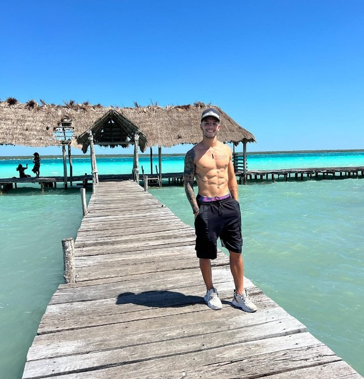 Nahuel López, uno ade los argentinos que murió en Playa del Carmen.