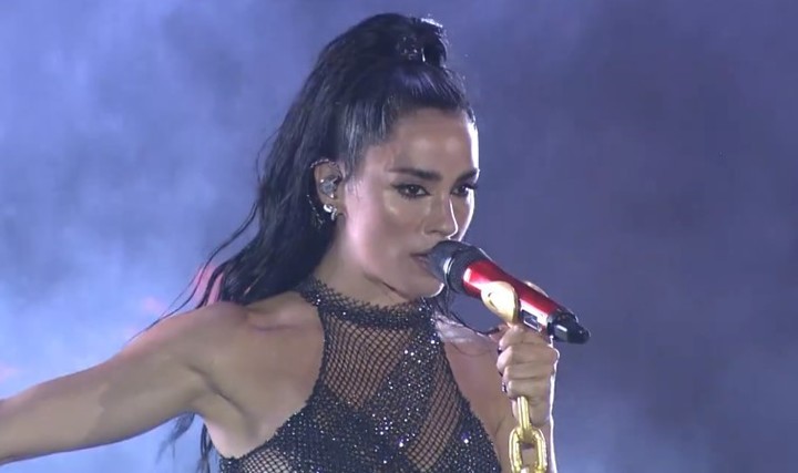Lali Espósito le dedicó un mensaje político al presidente Javier Milei.