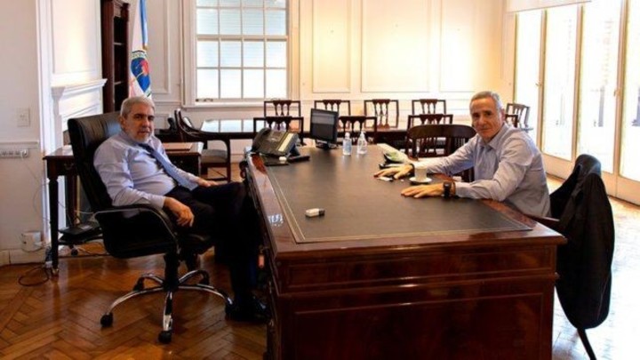 Aníbal Fernández y Marcelo Sain ya habían trabajaron juntos, cuando se creó la Policía de Seguridad Aeroportuaria 