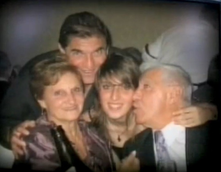 Macaya y su familia, su esposa Noemí y sus hijos, Gabriel y Andrea.