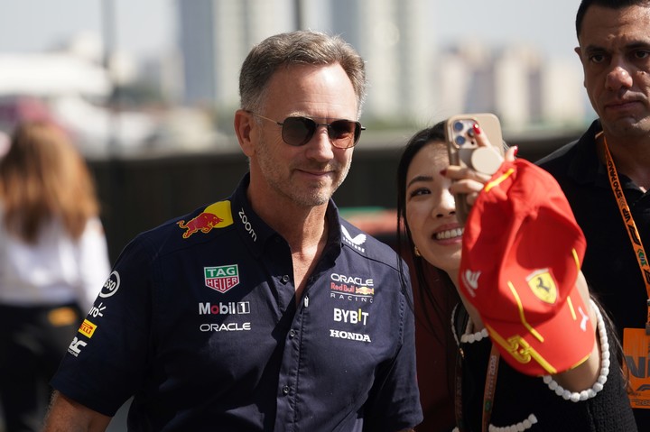 Christian Horner es una estrella en la F1 después de 20 temporadas.  Foto Juano Tesone