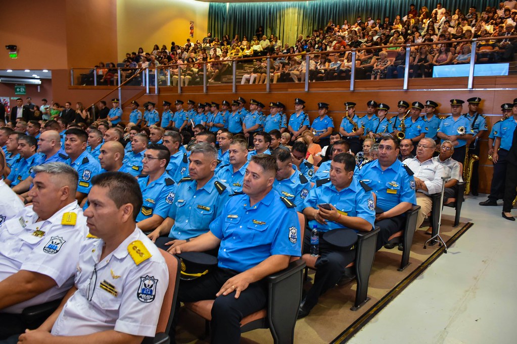 2024-12-12 SEGURIDAD: La Policía de San Juan realizó un acto de reconocimientos en el marco de su 155° aniversario