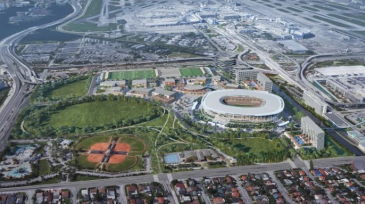 El futuro estadio de Inter Miami.