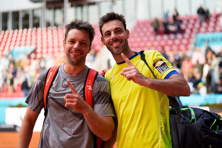 Zeballos y su compañero Granollers llegaron este año por primera vez a la cima del ranking. Foto Madrid Open