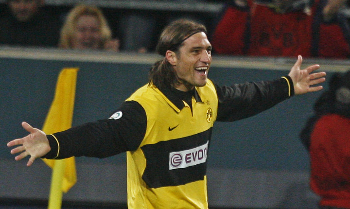 Diego Klimowicz jugó en el Borussia Dortmund, en el VFL Wolfsburgo y en el VFL Bochum. Foto: AFP