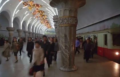 El metro de Pyongyang