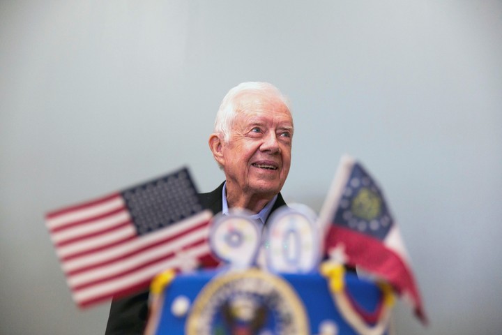 Jimmy Carter murió a los 100 años. Foto AP.