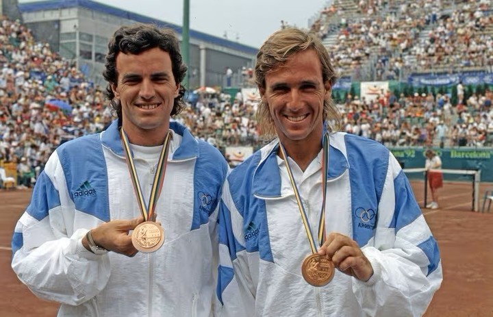 Frana y Miniussi le dieron a la Argentina su única medalla en los Juegos Olímpicos de Barcelona 1992. Foto: El Gráfico