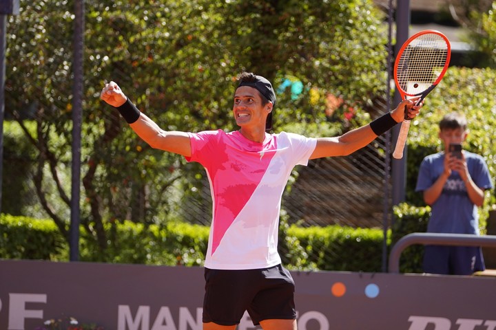 Coria se metió con el último empujón en el top 100. Foto Gonzalo Colini/Challenger de Buenos Aires