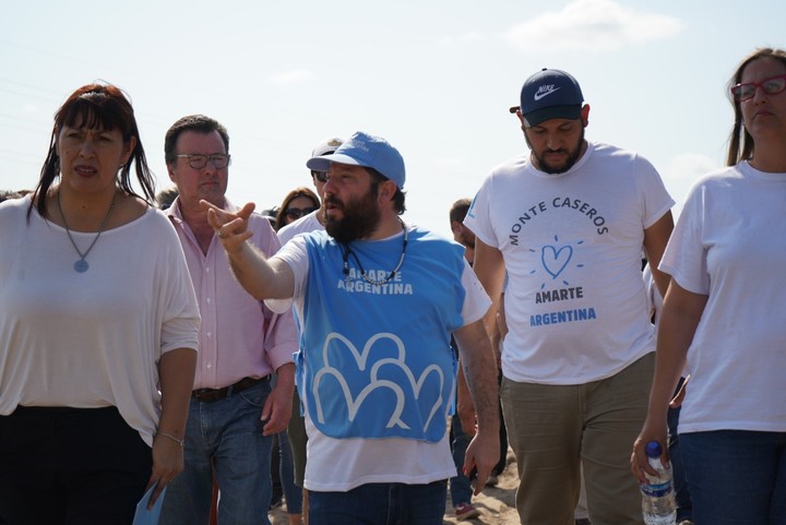 José Ottavis en su fundación Amarte Argentina. Foto Twitter.