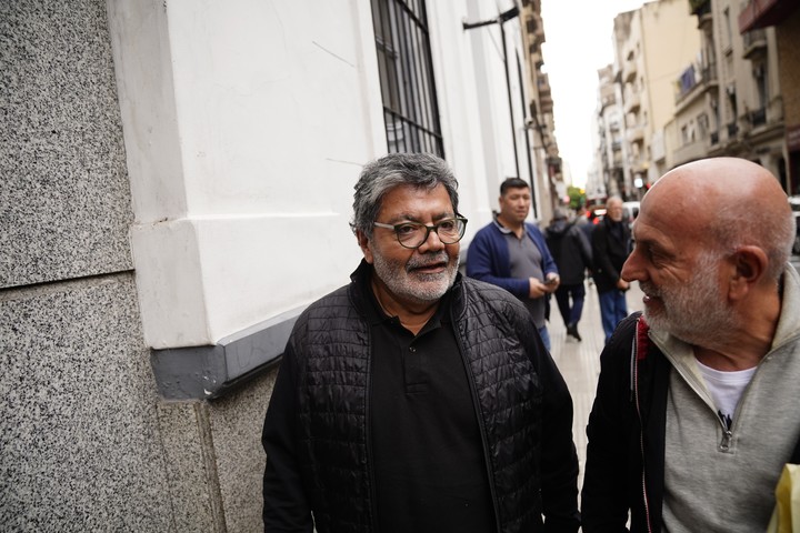 Gerardo Martínez, titular de la UOCRA. Foto: Emmanuel Fernández.