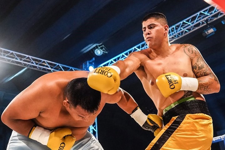 Jonathan Vergara, uno de los dos santafesinos (y representantes de Colón) que competirán en el Boxing Grand Prix. Foto: Boxeo de Primera.