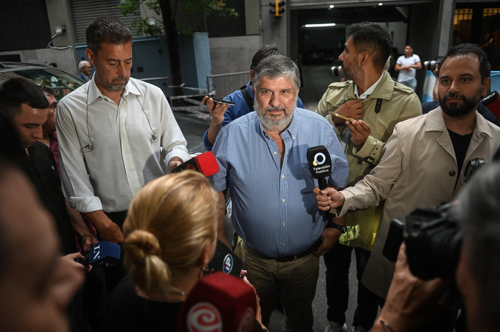 José Mayans. jefe del bloque de UxP. Foto: Federico López Claro.