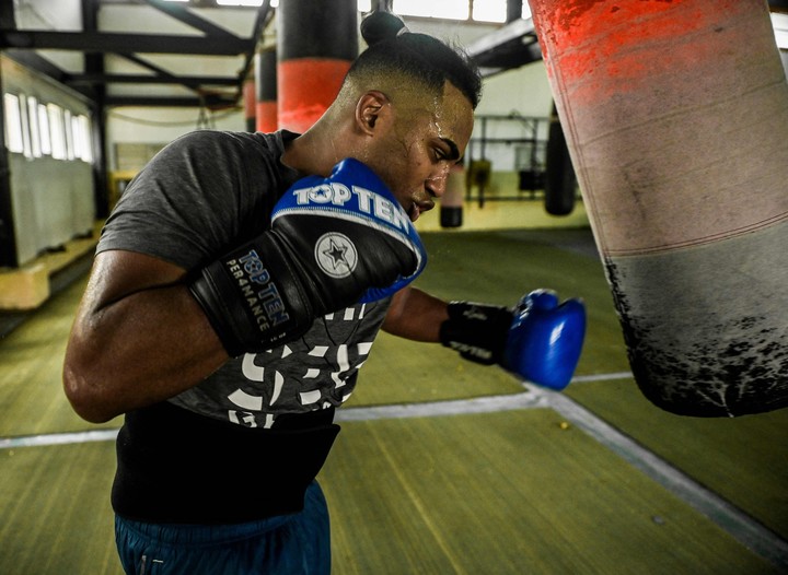Arlen López fue campeón olímpico en Río de Janeiro 2016 y en Tokio 2020. Foto: Yamil Lage / AFP.