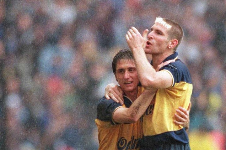 Guillermo Barros Schelotto y Martín Palermo: el reencuentro de los ídolos de Boca y su cercanía con Javier Milei