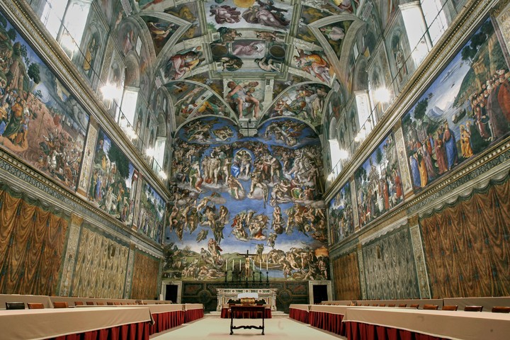 La Capilla Sixtina. Foto: AP