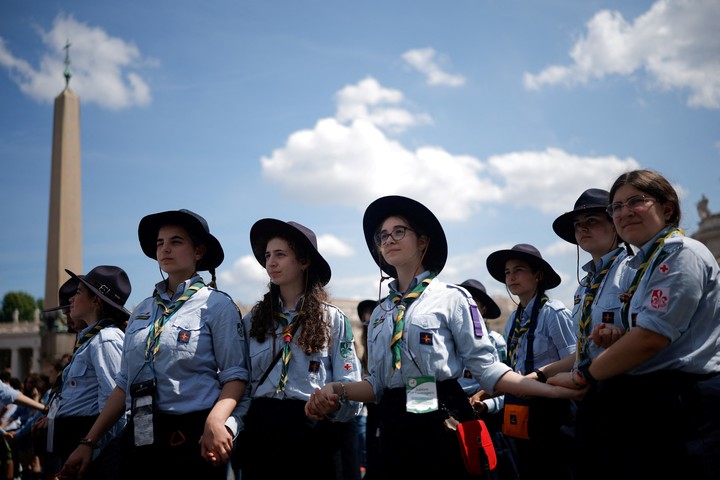 Jóvenes de todo el mundo participaron de la celebración. Foto: Reuters