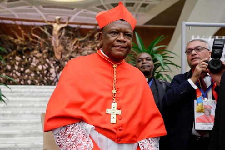 Cardenal Fridolin Ambongo. Foto: AP