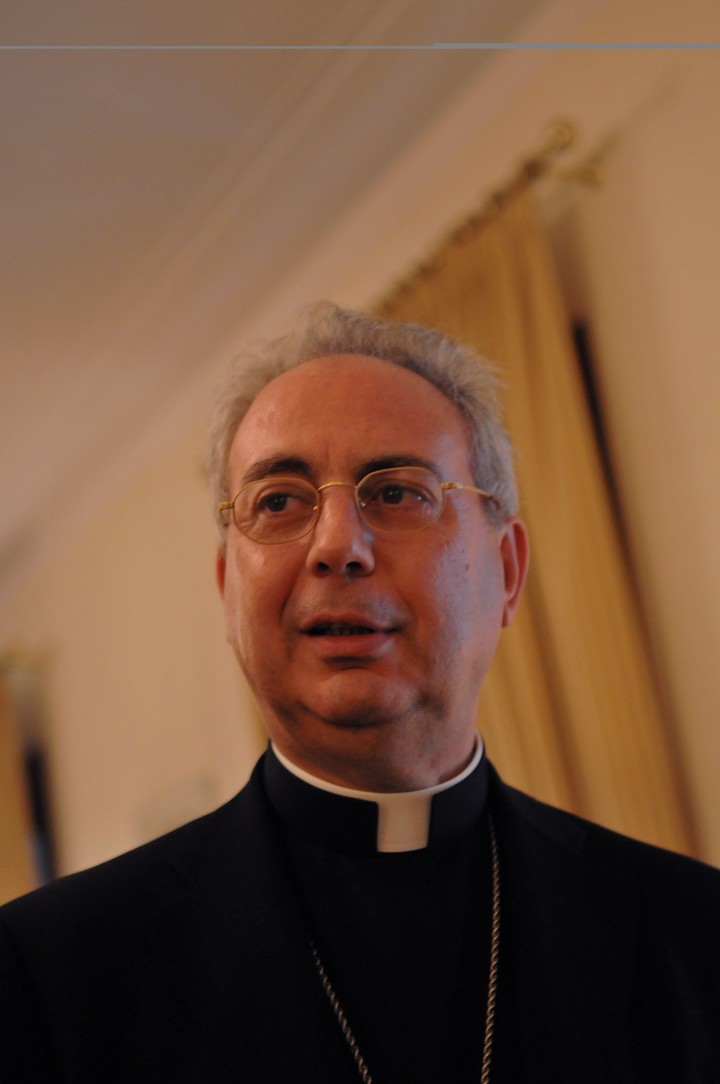 Cardenal francés, Dominique Mamberti. Foto: Víctor Sokolowicz