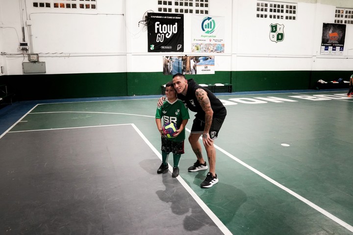 Desde hace dos años, Pablo Migliore conduce la Sociedad de Fomento de Don Bosco, en Ramos Mejía.  Foto: Emmanuel Fernández. 