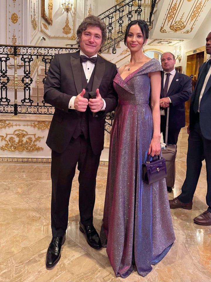 Javier Milei en la American Patriots Gala