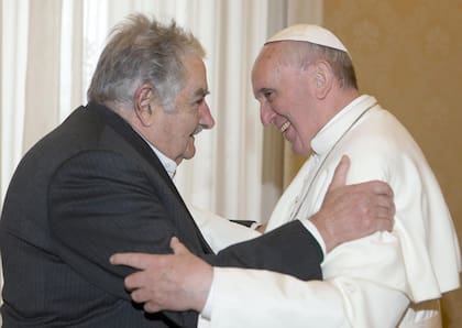 El encuentro con el papa Francisco en el Vaticano, el 1º de junio de 2013