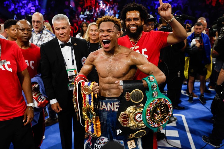 Pese a su última actuación ante Ryan García, Devin Haney todavía es considerado uno de los mejores boxeadores libra por libra del momento.Foto: Sarah Stier / Getty Images / AFP.
