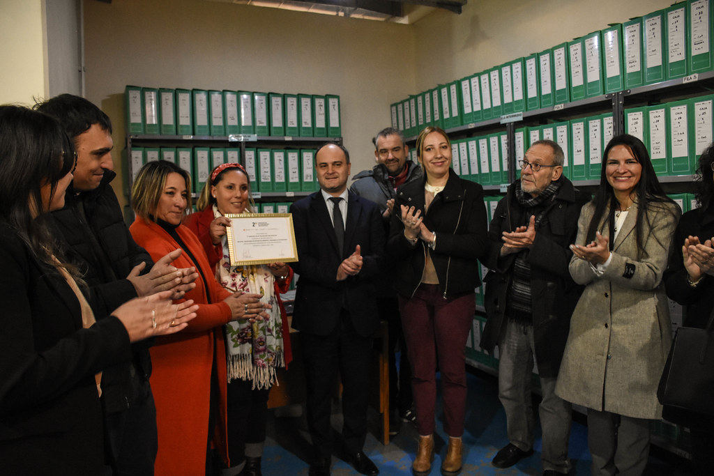 2025-06-26 GOBIERNO Autoridades recorrieron el Archivo General en la previa del simposio sobre preservación documental