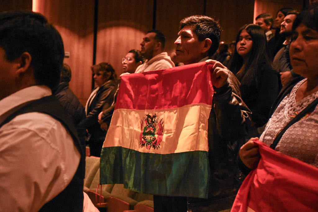 2025-08-06 GOBIERNO San Juan celebró el Bicentenario de la Independencia de Bolivia con un emotivo acto en el auditorio Eloy Camus