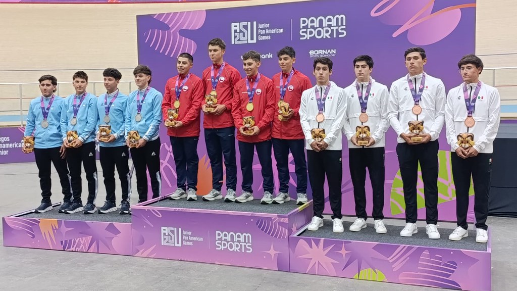 2025-08-13 DEPORTES - Juegos Panamericanos Junior 2025 Ramiro Videla ganó la plata y Ludmila Aguirre acarició el bronce en ciclismo en pista (1)