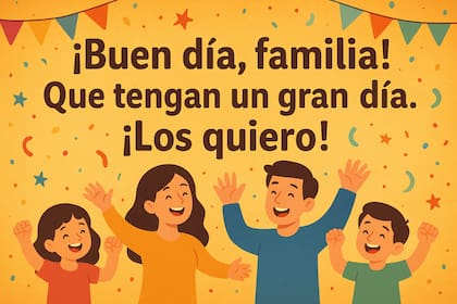 Una tarjeta de "Buenos días" para enviar por WhatsApp
