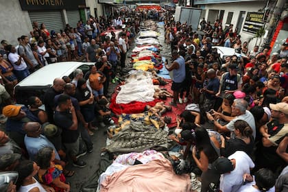 Una postal de las víctimas fatales entre las fuerzas de seguridad y la banda narco Comando Vermelho